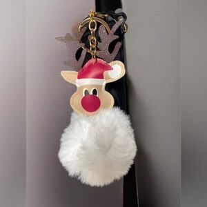Reindeer Pom Pom Charm